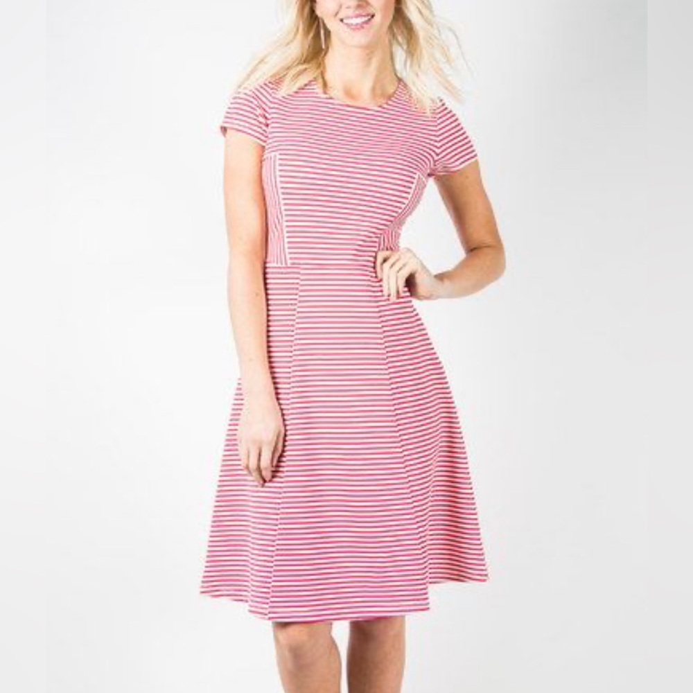 Downeast striped dress size medium